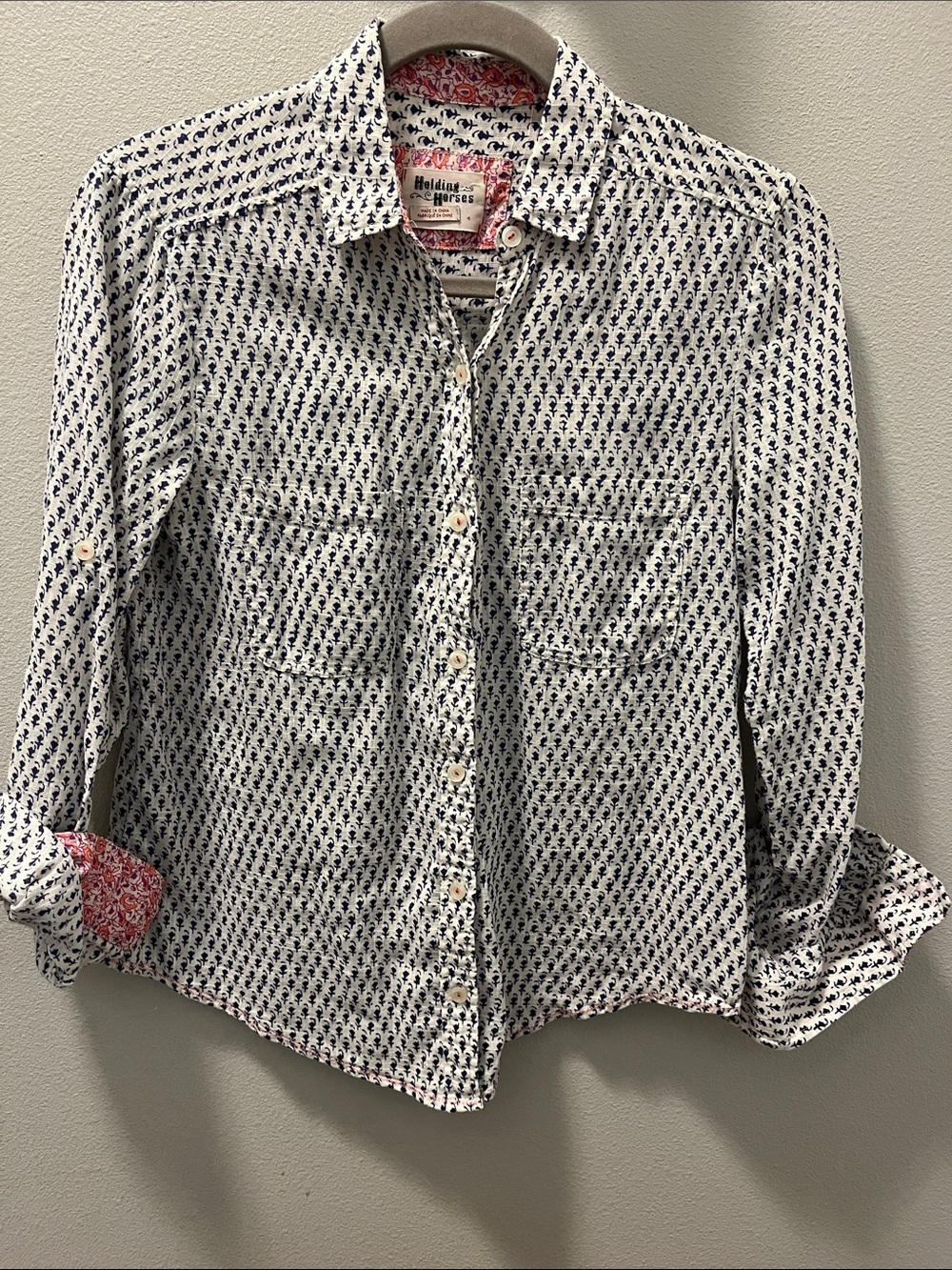 Holding horses Anthropologie blouse
